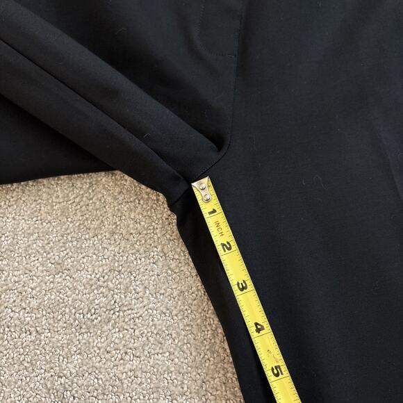 Spanx The Perfect Pant Crop Flare Women’s Sz L Black Stretch Shaping 26” In - Picture 7 of 9
